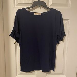 LIMITED TIME DEAL NWT MK Navy with Sleeve Details